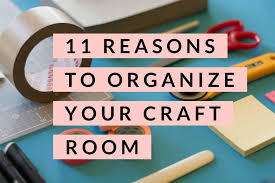 Hang a pegboard above your desk to hold tools and supplies. 11 Reasons To Organize Your Craft Room On Task Organizing