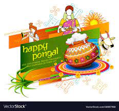 Illustration Of Happy Pongal Holiday Harvest Festival Of Tamil Nadu South India Greeting Background Download A Fr In 2021 Happy Pongal Pongal Holiday Harvest Festival