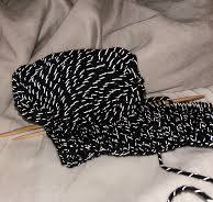 i can't decide if the reflective yarn looks stupid or not ...