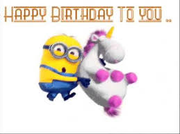 Happy Birthday Minion I Don T Own The Song Pic Or The Lyrics All Rights Go To Minion And The Reco Happy Birthday Minions Happy Birthday Song Birthday Songs