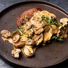 Steak Creamy Miso Mushroom Sauce Marion S Kitchen Recipe Fillet Steak Recipes Beef Recipes Easy Steak And Mushrooms