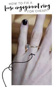Stop Dealing With A Twirling Loose Ring Click Through For A Cheap And Super Easy Fix Rings Engagement Rings My Engagement Ring