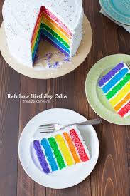 Rainbow Birthday Cake The Little Kitchen Rainbow Birthday Cake Rainbow Cake Recipe Cool Birthday Cakes