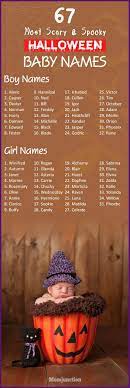 67 Most Scary And Spooky Halloween Names For Your Baby Halloween Names Halloween Baby Names Baby Names