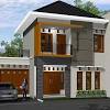 Desain rumah 2 lantai yang sederhana. 1