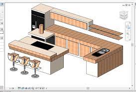 They may also feature bolder, less traditional colors, like deep reds or fluorescent yellows and greens. Modern Kitchen Revit Family 2015 3d Model 5 Rfa Free3d