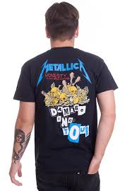 Alcoholica t shirt metallica drank'em all vodka metal music cool gift tee 5247. Metallica Damage Inc T Shirt Impericon Com De