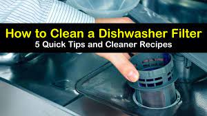 It is rare that you need to access the drain pump, but if it is accessible, the user manual for your dishwasher includes instructions for cleaning it. 5 Quick Ways To Clean A Dishwasher Filter