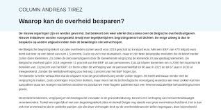 3 gemeenschappen + 3 gewesten + 1 toch hebben we 'maar' zes parlementen en zes regeringen: Column Andreas Tirez Econnect Sept Okt Nov 2019