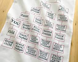 Cousin Explainer Tea Towel By The Literary Gift Company Notonthehighstreet Com