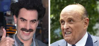 Rudy giuliani, former new york city mayor and personal lawyer to president trump, became the focus of the news cycle after being caught on film in a shocking and compromising scene in borat subsequent moviefilm, cohen's new sequel to his subversive 2006 breakout mockumentary, borat. Borat 2 Rudy Giuliani Was Caught Fondling Actress Posing As Borat S Daughter World Of Reel