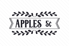 Download Apples 5 Cents Svg Cut File By Creative Fabrica Crafts Creative Fabrica PSD Mockup Templates