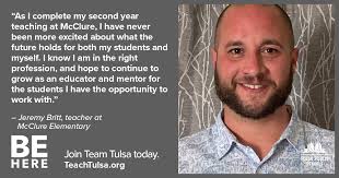 As I complete my second year teaching at McClure, I have never been more  excited about what the future holds for both my students and myself. I know  I am in the