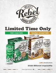 Rebel Hard Coffee Unveils Its Springtime Coffee Cocktails The Hard Bourbon Caramel Latte And Hard Irish Cream Latte