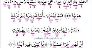 More images for hukum tajwid surah al kahfi » Hukum Tajwid Al Quran Surat Al Kahfi Ayat 1 3 Lengkap Dengan Penjelasannya