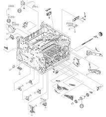 Hp laserjet p2035 and p2055 printer how to remove the fixing unit: Parts Catalog Hp Laserjet P2055dn Page 4