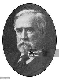 Portrait Of 19th Century Man Edward S Morse High-Res Vector Graphic