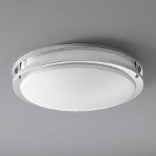 Oxygen 3 620 14 Oracle Contemporary Polished Chrome Led 18 Flush Ceiling Light Fixture Oxy 3 620 14