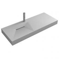 Plan Simple Vasque 120 Xm Plan De Toilette Avec Vasque Integree Sdwd38428 Voor Het Huis Badkamer