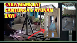 Ayunan bayi ini dilengkapi dengan kelambu sehingga dapat melindungi bayi anda dari gigitan nyamuk. Cara Membuat Gantungan Ayunan Bayi Dari Besi Galvanis Youtube