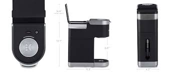 Single serve coffee makers ». Amazon Com Keurig K Mini Plus Coffee Maker Single Serve K Cup Pod Coffee Brewer Comes With 6 To 12 Oz Brew Size K Cup Pod Storage And Travel Mug Friendly Black Kitchen Dining