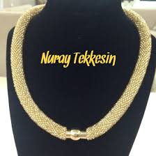 Hapishane Isi Gold Kolye Kolyeler Boncuk Taki Boncuk Elisleri