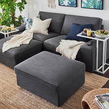 Our covers in loose fit slip on easily. Kivik 3er Sofa Hillared Anthrazit Ikea Deutschland