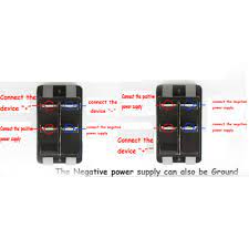 The diagram below represents the schematic diagram for a spst rocker switch: Td 6119 Led Rocker Switch Wiring Diagram Also Led 4 Pin Rocker Switch Wiring Free Diagram