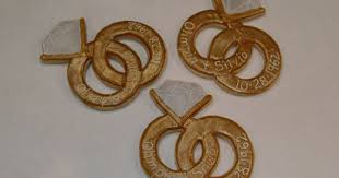 50th Anniversary Wedding Ring Cookies Wedding Anniversary Rings 50th Wedding Anniversary Anniversary Cookies