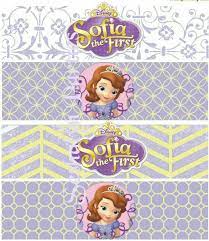 Etiquetas Para Botellas De Princess Sofia Princesa Sofia Princesa Sofia Fiesta Decoracion Princesa Sofia