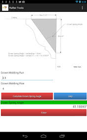 Crown Molding Tools For Android Calculator Crown Molding