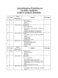 Check spelling or type a new query. Jadwal Kegiatan Pembelajaran