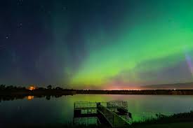 Northern Lights Over Short Creek Dam By Jeff Smith North Dakota Northern Lights Aurora Borealis Northern Lights