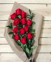 Handcrafted frederick flower delivery by local florists, same day. Fresh Red Roses Bouquet