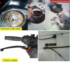 Klac periksa sistem cluth bagi memastikan `free plag' kehausan penggunaannya bagi setiap 5,000 km. Tanda Clutch Plate Kereta Auto Habis