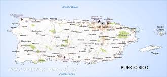 State of puerto rico with the state capital san juan, major cities, populated places, highways, main roads and more. Puerto Rico Map Geographical Features Of Puerto Rico Of The Caribbean Freeworldmaps Net