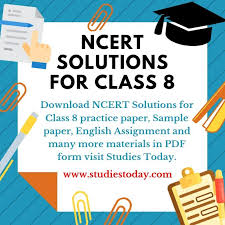 Ncert Solutions For Class 8 Solutions Question Paper Sample Paper