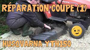 Schickart ts 38 beim führenden marktplatz für gebrauchtmaschinen kaufen. Tuto Husqvarna Yth150 03 Reparation De La Coupe 1 Sur 2 Youtube