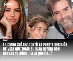 SIN VUELTA ATRÁS ❌ La adolescente debió tener una profunda charla con sus  padres, quienes pese a todo lo que esto implicó, la apoyaron. Descubrilo  acá:  https://www.paparazzi.com.ar/teve/la-china-suarez-conto-la-fuerte-decision-de-vida-que-tomo-su-hija  ...
