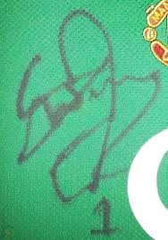 Edwin van der sar signature (tribute to euro 2008). Fc Manchester United Edwin Van Der Sar Shirt By Nike Signed 1927351249