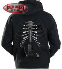 Main tag rib cage hoodie. Amped Up Hooded Sweat Shirt Hoodie Guitar Microphone Singer Rib Cage Musician Ebay