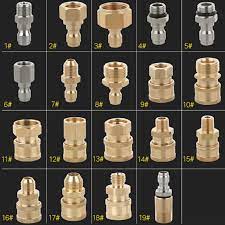 There are 252 high pressure water hose fittings adapters suppliers, mainly located in asia. Cleaning Janitorial Supplies 4pcs Brass High Pressure Washer Garden Hose Connectors M22 Male M22 Female Pressure Washers Parts Accessories