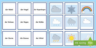 These card games for kids provide hours of entertainment. Types Of Weather Snap Card Game German
