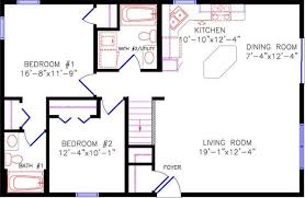 The benefits of open floor plans are endless: Cabin House Floor Plan 30x40 Cabin Floor Plans Small Floor Plans Floor Plan Design