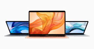 The New Thinner And Lighter Macbook Air Features A Retina Display Touch Id And The Latest Generation Butterfly Keybo New Macbook Air Macbook Air Apple Laptop