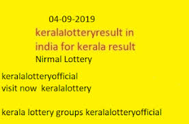 Kerala Lottery Today Result Chart Keralalotteryofficial