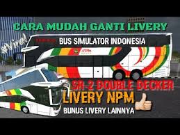Npm mix livery#bls sakato#bussid indonesia@raunraun jo image by faiz_hafidza. Cara Mudah Ganti Livery Bussid Bus Sr 2 Double Decker Livery Npm Youtube