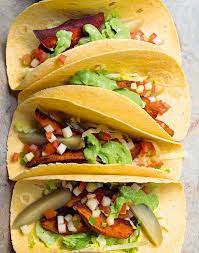 Sweet Potato Tacos with Avocado and Coriander Sauce and a Tomato and Pear  Relish | Nigella's Recipes | Nigella Lawson