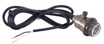 Socket And Cord Pendant Lamp Kit For Neckless Fixture Glass 30501 B P Lamp Supply