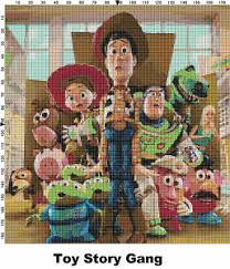 Details About Toy Story Characters Counted Cross Stitch Patterns